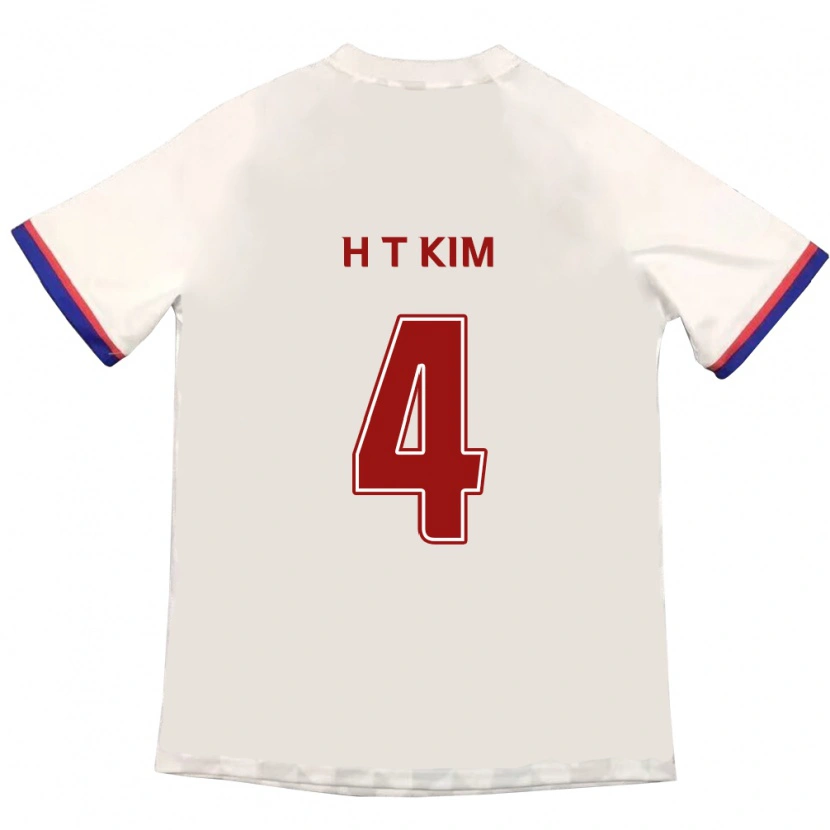 Danxen Pánské Tae-Han Kim #4 Královská Modrá Červená Daleko Hráčské Dresy 2025/26 Dres