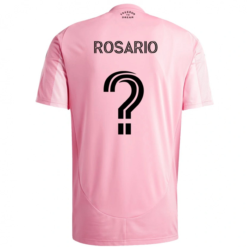 Danxen Dámské Adrian Rosario #0 Černá Růžová Domů Hráčské Dresy 2025/26 Dres