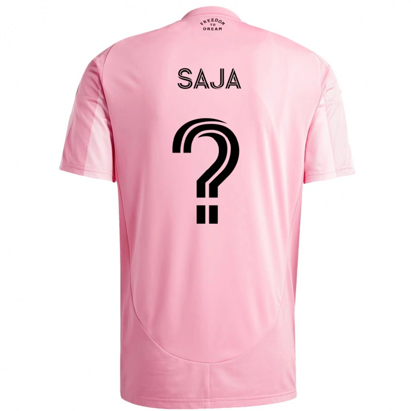 Danxen Dámské Mateo Saja #0 Černá Růžová Domů Hráčské Dresy 2025/26 Dres
