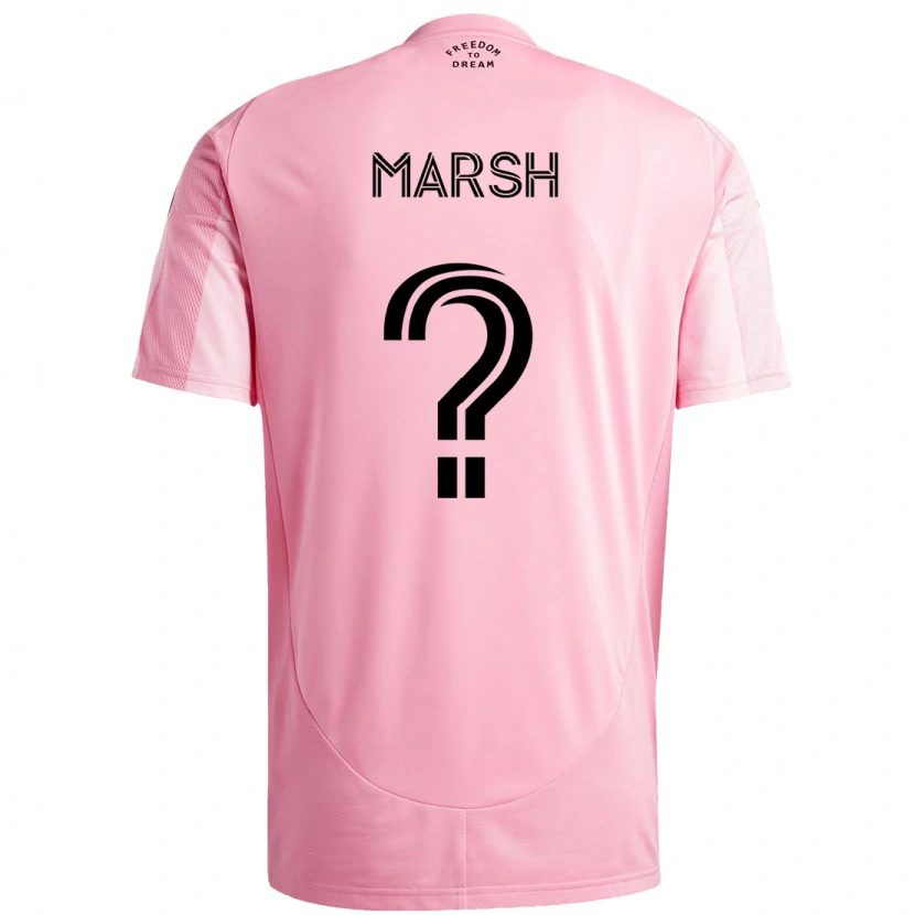 Danxen Dámské Cadriano Marsh #0 Černá Růžová Domů Hráčské Dresy 2025/26 Dres