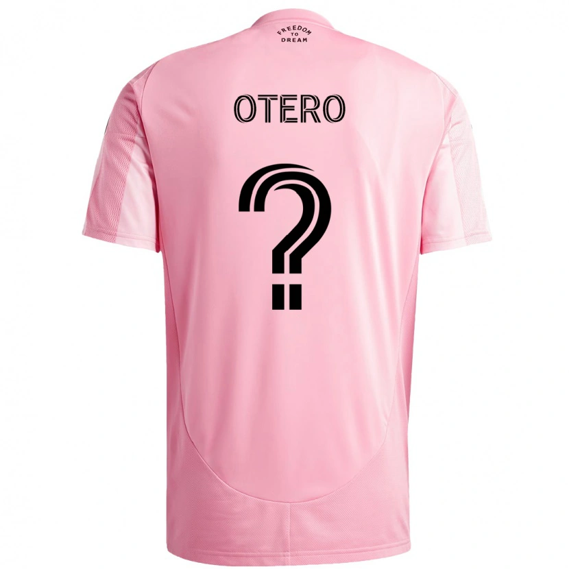 Danxen Dámské Sebastián Otero #0 Černá Růžová Domů Hráčské Dresy 2025/26 Dres