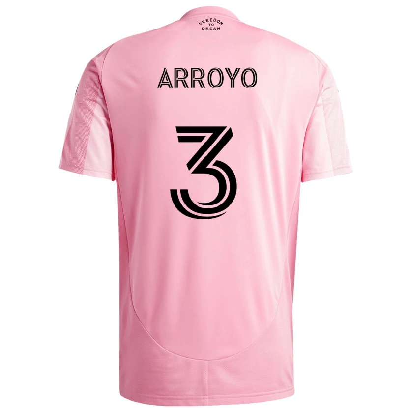 Danxen Dámské Dixon Arroyo #3 Černá Růžová Domů Hráčské Dresy 2025/26 Dres