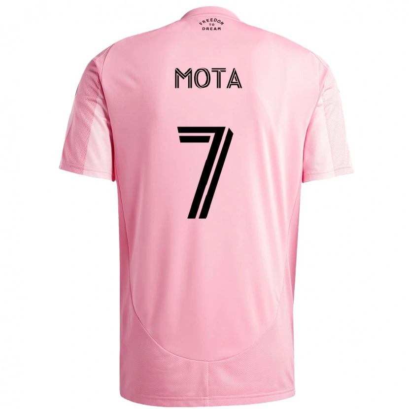 Danxen Dámské Jean Mota #7 Černá Růžová Domů Hráčské Dresy 2025/26 Dres