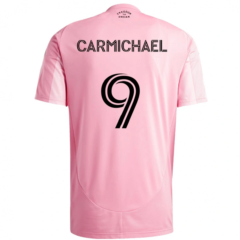 Danxen Dámské Ryan Carmichael #9 Černá Růžová Domů Hráčské Dresy 2025/26 Dres