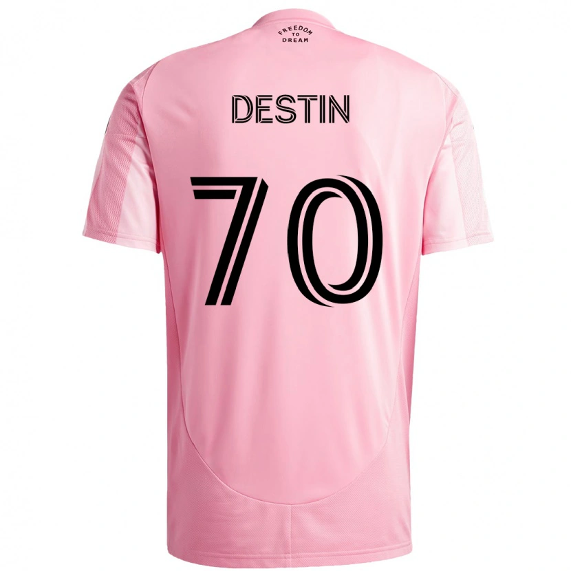 Danxen Dámské Bryan Destin #70 Černá Růžová Domů Hráčské Dresy 2025/26 Dres