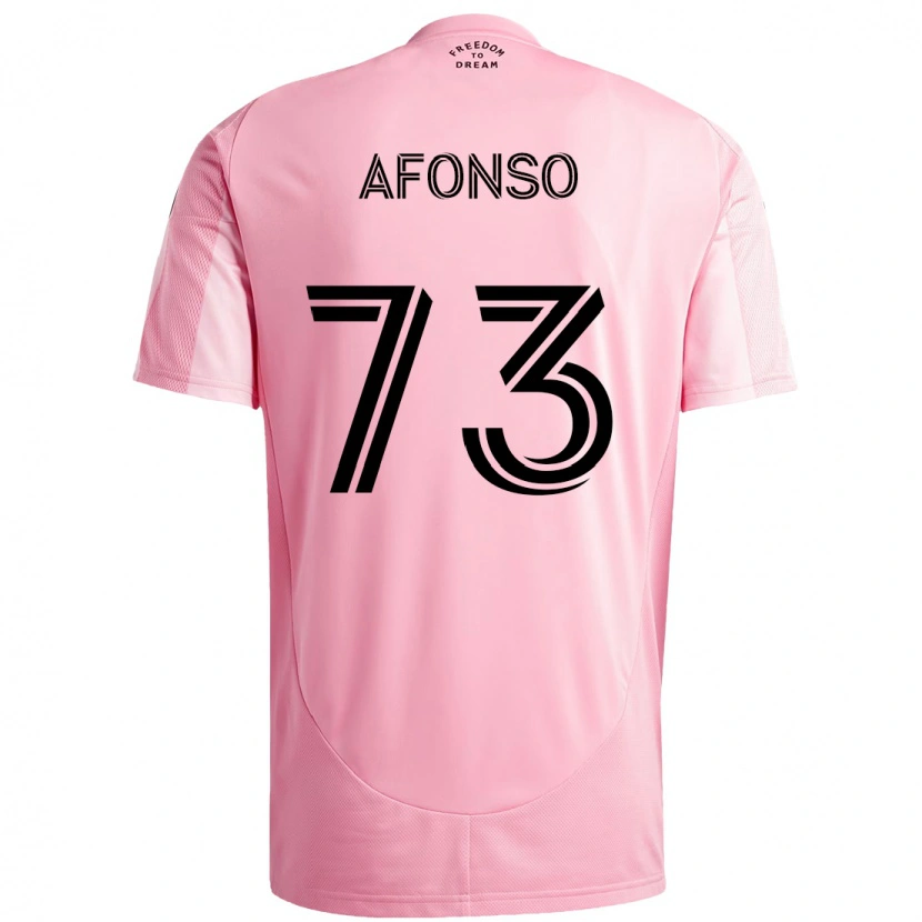 Danxen Dámské Leo Afonso #73 Černá Růžová Domů Hráčské Dresy 2025/26 Dres