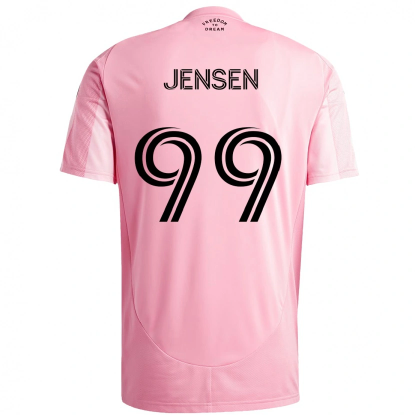 Danxen Dámské Cole Jensen #99 Černá Růžová Domů Hráčské Dresy 2025/26 Dres