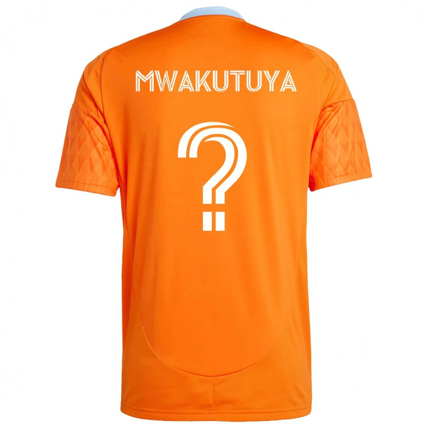 Danxen Dámské Isaac Mwakutuya #0 Fialová Oranžová Domů Hráčské Dresy 2025/26 Dres