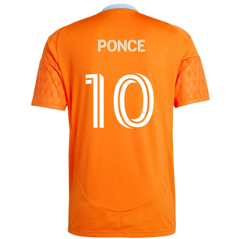 Danxen Dámské Ezequiel Ponce #10 Fialová Oranžová Domů Hráčské Dresy 2025/26 Dres