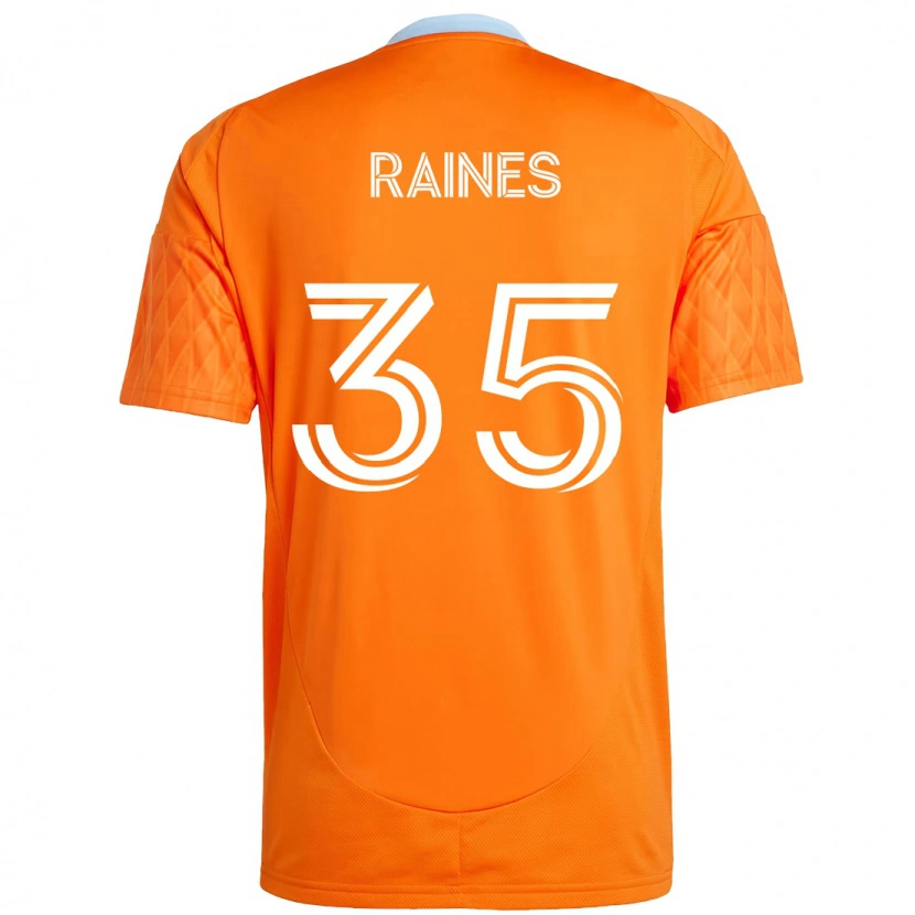 Danxen Dámské Brooklyn Raines #35 Fialová Oranžová Domů Hráčské Dresy 2025/26 Dres