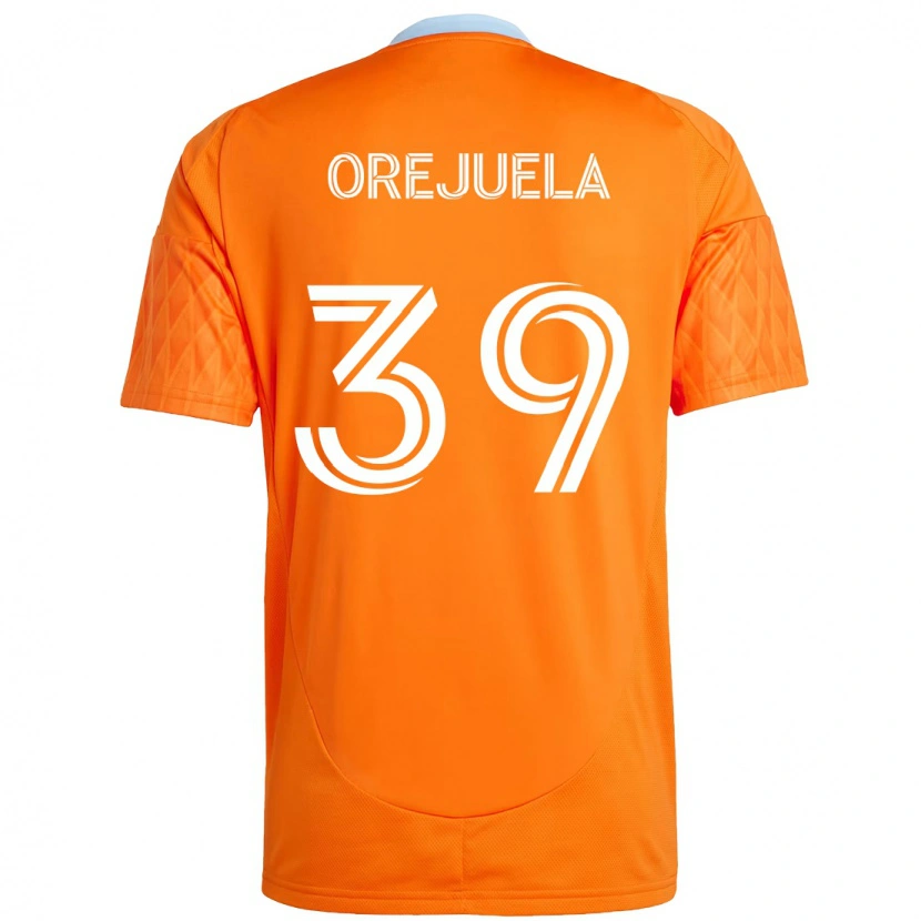 Danxen Dámské Jesus Orejuela #39 Fialová Oranžová Domů Hráčské Dresy 2025/26 Dres