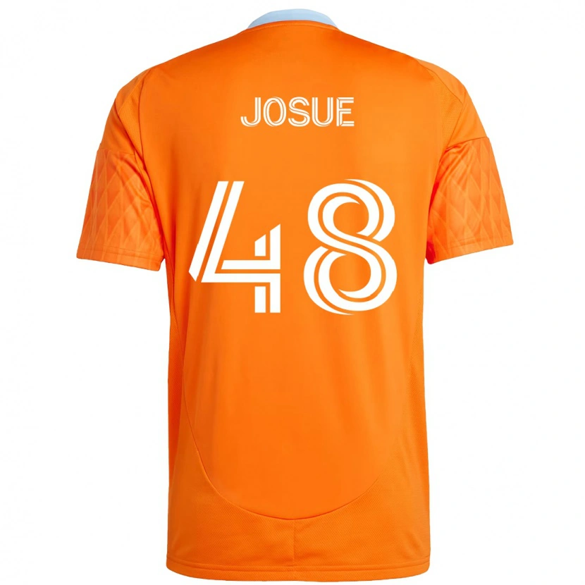 Danxen Dámské Josué #48 Fialová Oranžová Domů Hráčské Dresy 2025/26 Dres