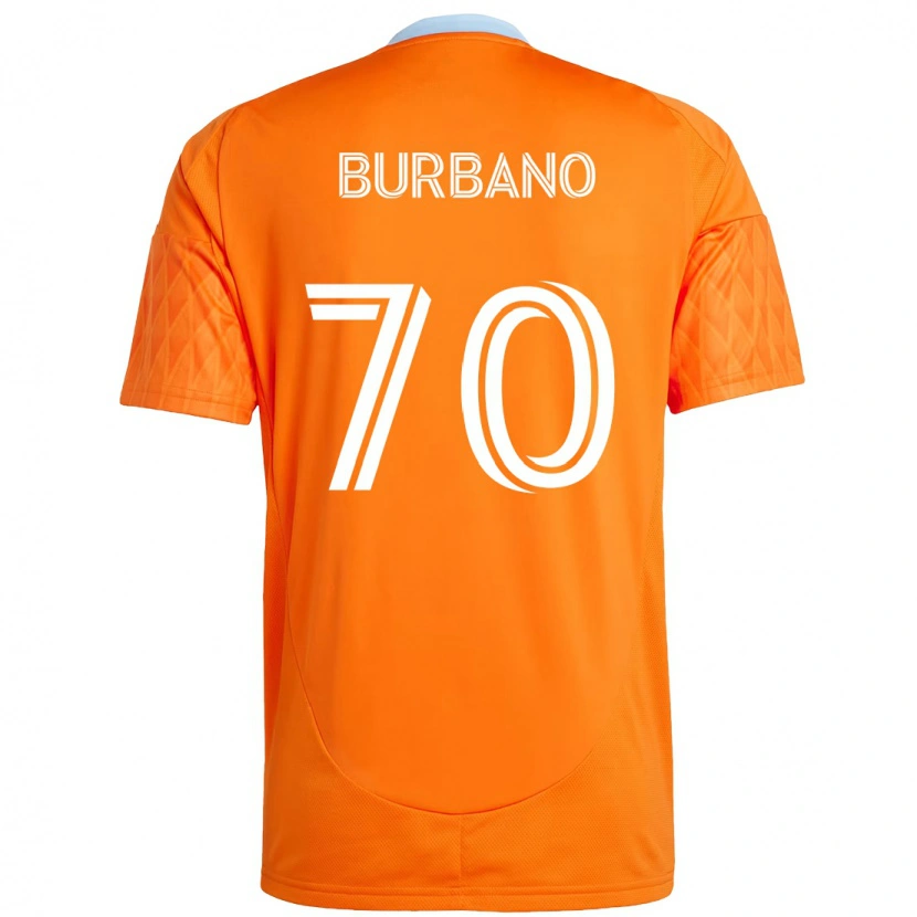 Danxen Dámské Jordy Burbano #70 Fialová Oranžová Domů Hráčské Dresy 2025/26 Dres