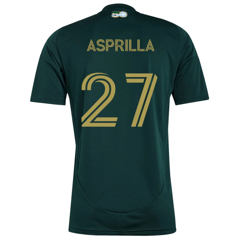 Danxen Dámské Dairon Asprilla #27 Béžová Zelená Domů Hráčské Dresy 2025/26 Dres
