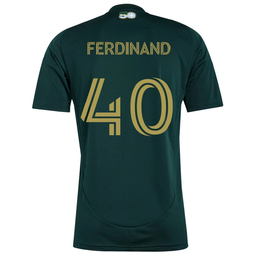 Danxen Dámské Keesean Ferdinand #40 Béžová Zelená Domů Hráčské Dresy 2025/26 Dres