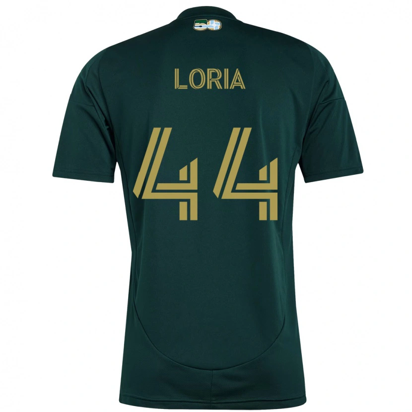 Danxen Dámské Marvin Loría #44 Béžová Zelená Domů Hráčské Dresy 2025/26 Dres