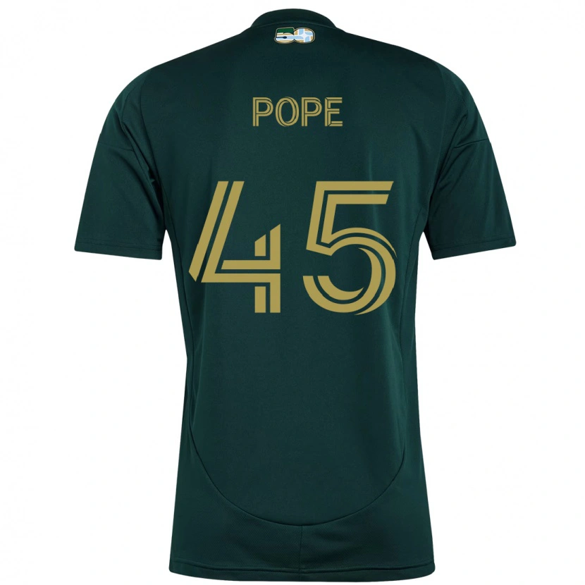 Danxen Dámské Blake Pope #45 Béžová Zelená Domů Hráčské Dresy 2025/26 Dres