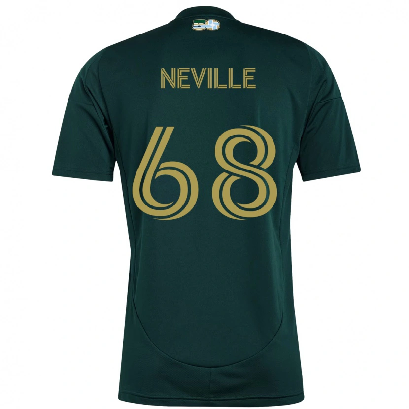 Danxen Dámské Harvey Neville #68 Béžová Zelená Domů Hráčské Dresy 2025/26 Dres