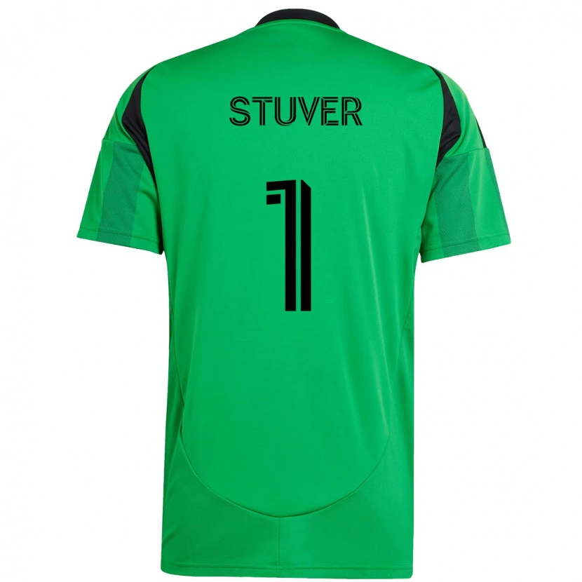 Danxen Dámské Brad Stuver #1 Bílá Zelená Domů Hráčské Dresy 2025/26 Dres