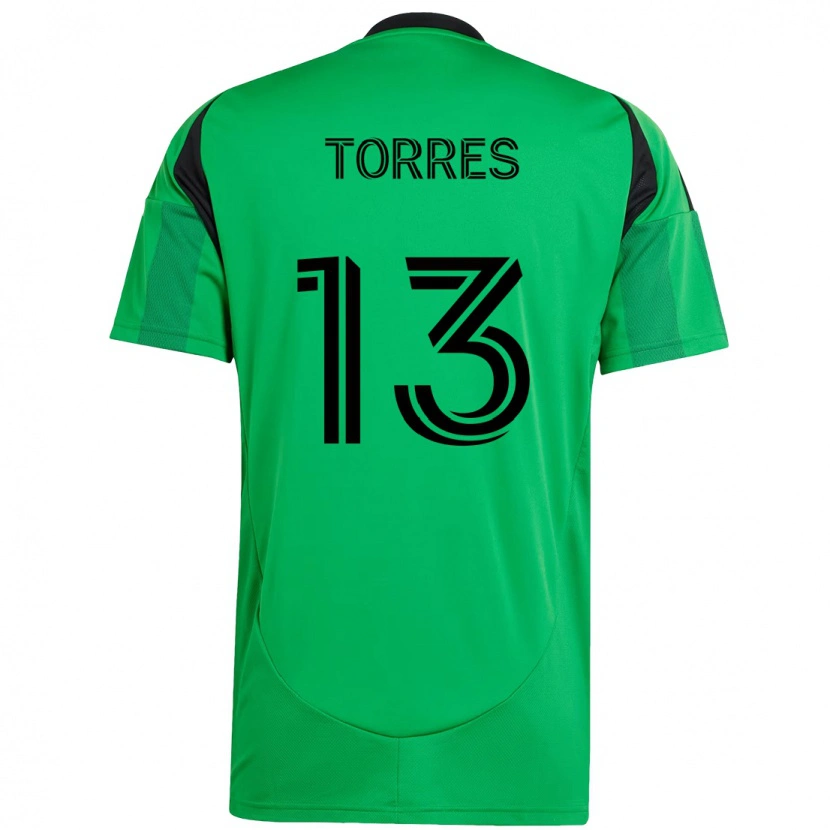 Danxen Dámské Leo Torres #13 Bílá Zelená Domů Hráčské Dresy 2025/26 Dres