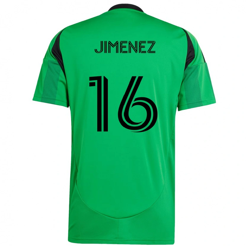 Danxen Dámské Héctor Jiménez #16 Bílá Zelená Domů Hráčské Dresy 2025/26 Dres