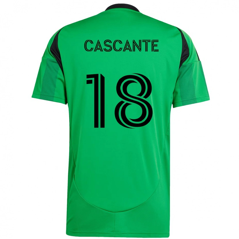 Danxen Dámské Julio Cascante #18 Bílá Zelená Domů Hráčské Dresy 2025/26 Dres