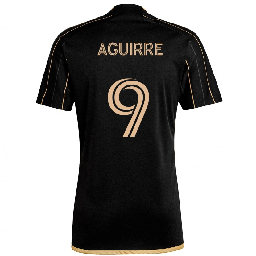 Danxen Dámské Dustin Aguirre #9 Černá Hnědá Domů Hráčské Dresy 2025/26 Dres