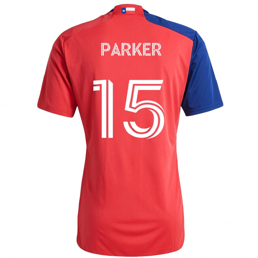 Danxen Dámské Isaiah Parker #15 Světle Modrá Červená Domů Hráčské Dresy 2025/26 Dres
