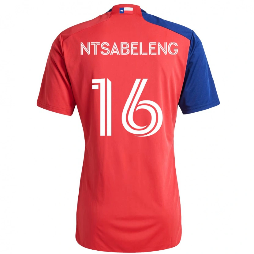 Danxen Dámské Tsiki Ntsabeleng #16 Červená Námořnická Modrá Domů Hráčské Dresy 2025/26 Dres
