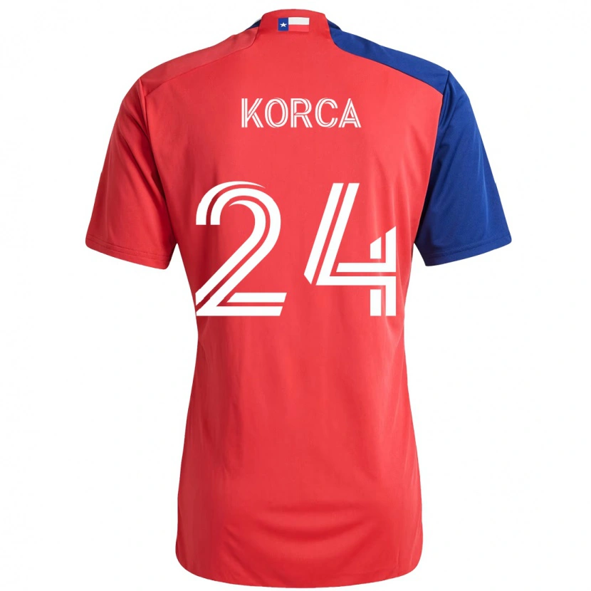 Danxen Dámské Amet Korca #24 Světle Modrá Červená Domů Hráčské Dresy 2025/26 Dres