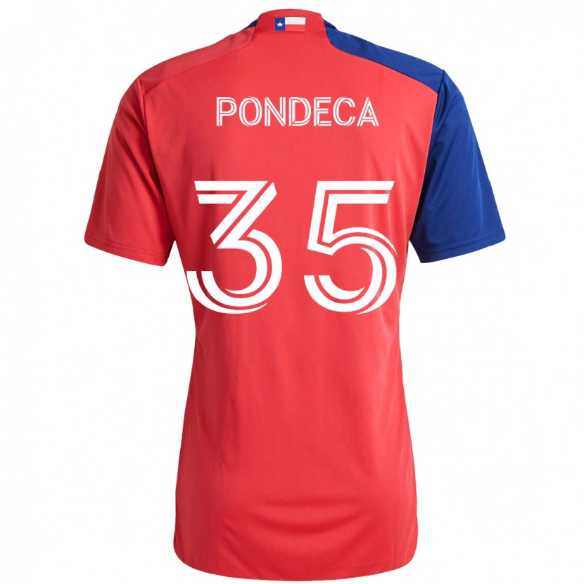 Danxen Dámské Tomas Pondeca #35 Světle Modrá Červená Domů Hráčské Dresy 2025/26 Dres