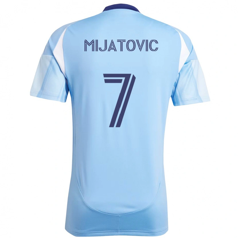 Danxen Dámské Jovan Mijatovic #7 Černá Modrá Oranžová Domů Hráčské Dresy 2025/26 Dres