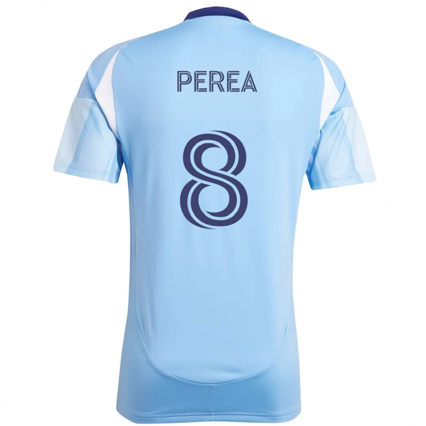 Danxen Dámské Andrés Perea #8 Černá Modrá Oranžová Domů Hráčské Dresy 2025/26 Dres