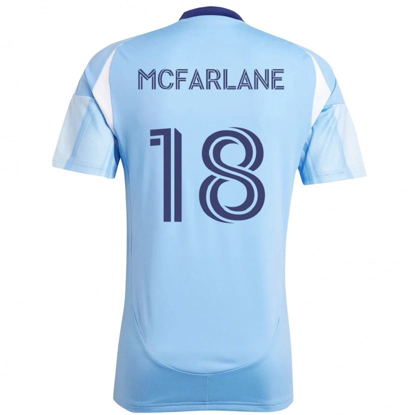 Danxen Dámské Christian Mcfarlane #18 Černá Modrá Oranžová Domů Hráčské Dresy 2025/26 Dres