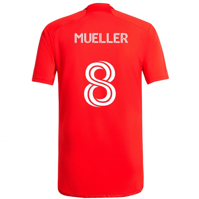 Danxen Dámské Chris Mueller #8 Světle Nebesky Modrá Modrá Domů Hráčské Dresy 2025/26 Dres