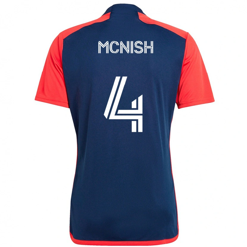 Danxen Dámské Sheridan Mcnish #4 Bílá Modrá Domů Hráčské Dresy 2025/26 Dres