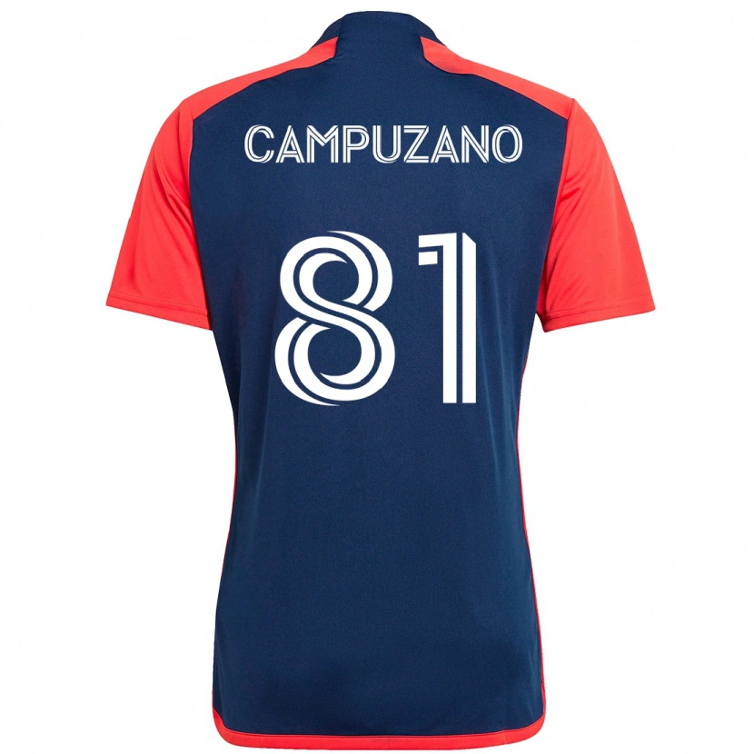 Danxen Dámské Nico Campuzano #81 Bílá Modrá Domů Hráčské Dresy 2025/26 Dres