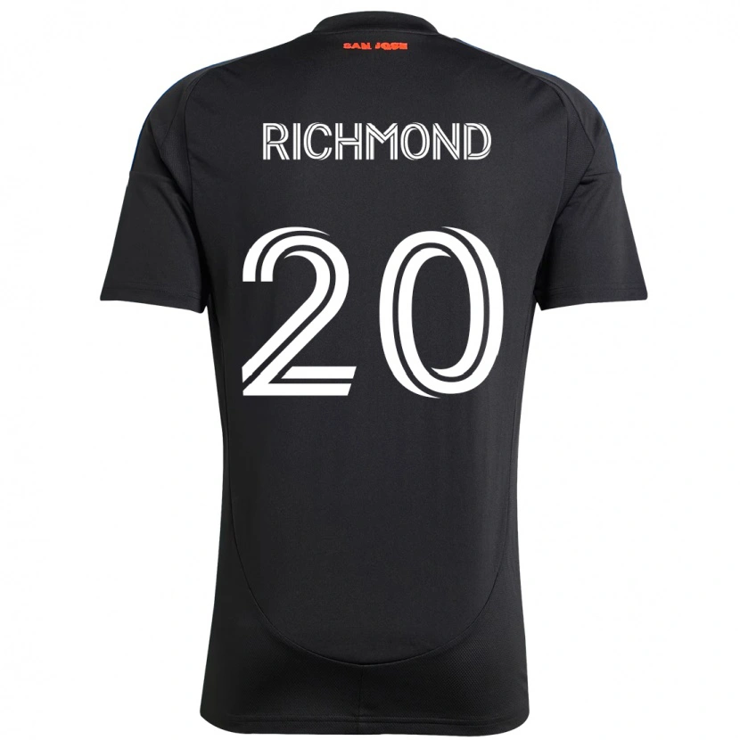 Danxen Dámské Will Richmond #20 Bílá Červená Domů Hráčské Dresy 2025/26 Dres