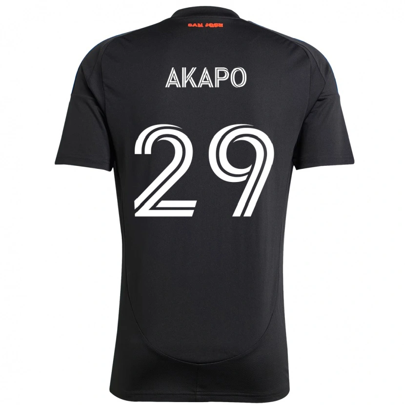 Danxen Dámské Carlos Akapo #29 Bílá Červená Domů Hráčské Dresy 2025/26 Dres