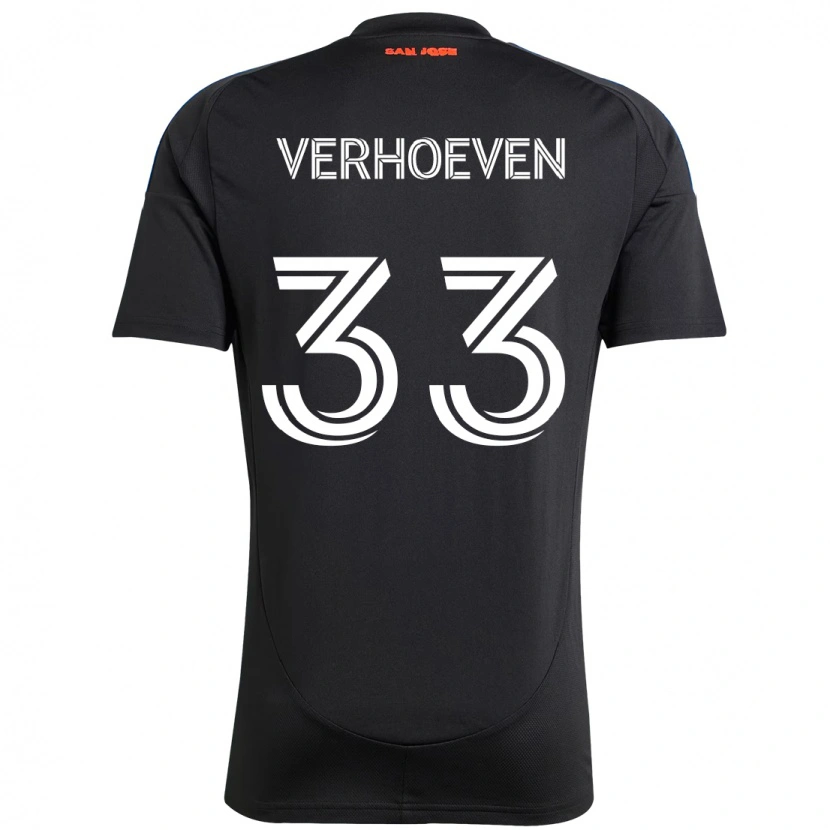 Danxen Dámské Oscar Verhoeven #33 Bílá Červená Domů Hráčské Dresy 2025/26 Dres