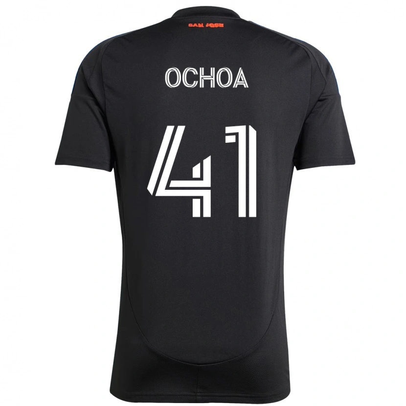 Danxen Dámské Emmanuel Ochoa #41 Bílá Červená Domů Hráčské Dresy 2025/26 Dres
