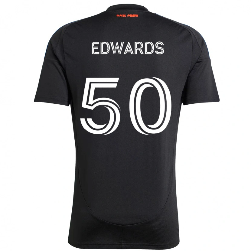 Danxen Dámské Aaron Edwards #50 Bílá Červená Domů Hráčské Dresy 2025/26 Dres