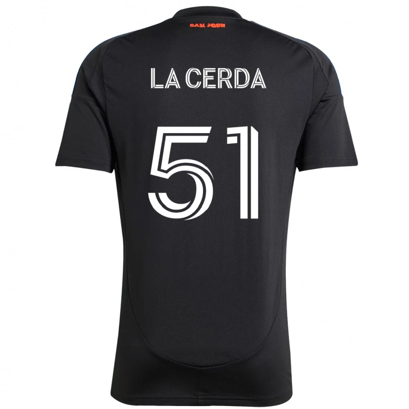 Danxen Dámské Eric De La Cerda #51 Bílá Červená Domů Hráčské Dresy 2025/26 Dres