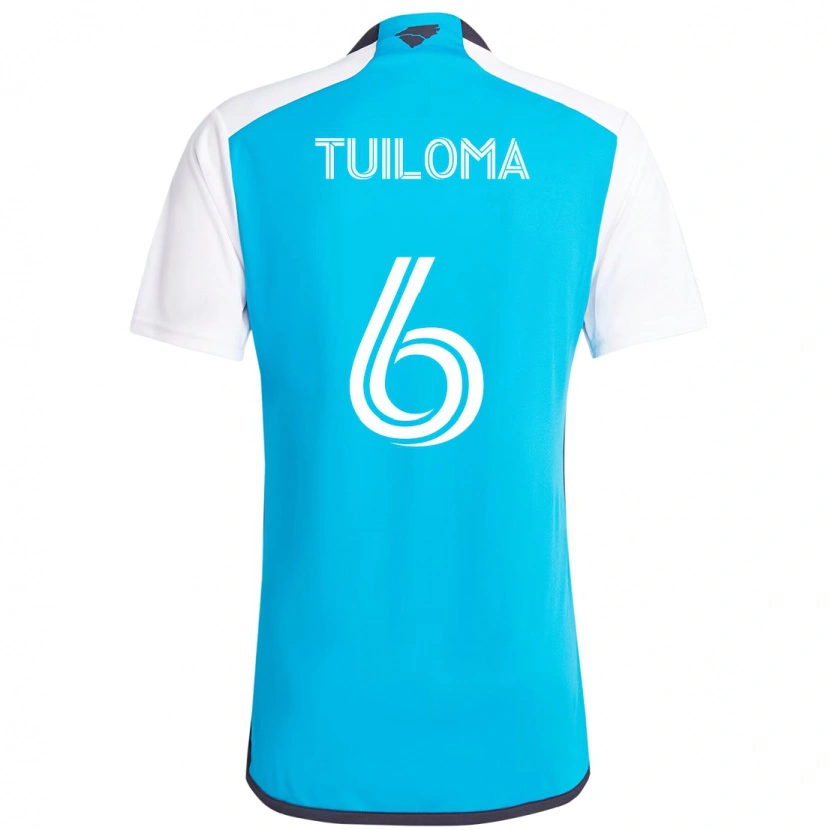 Danxen Dámské Bill Tuiloma #6 Černá Bílá Domů Hráčské Dresy 2025/26 Dres