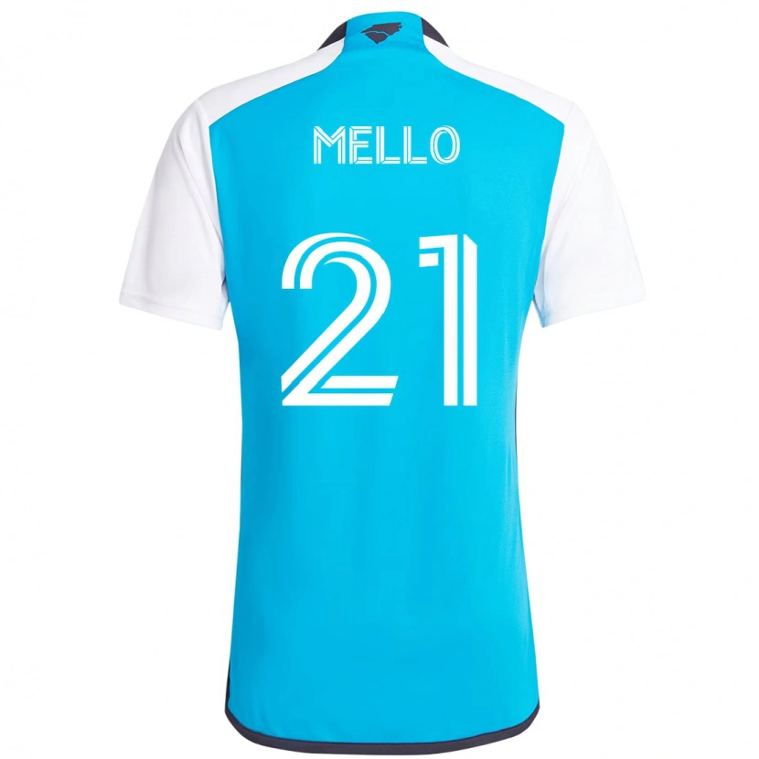 Danxen Dámské Vinicius Mello #21 Černá Bílá Domů Hráčské Dresy 2025/26 Dres