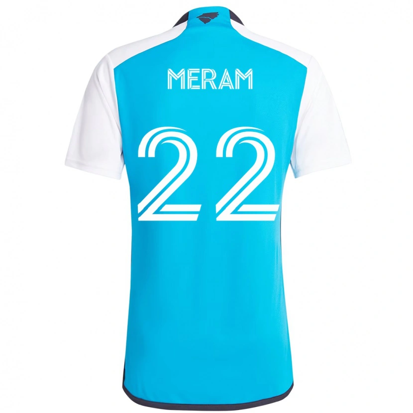 Danxen Dámské Justin Meram #22 Černá Bílá Domů Hráčské Dresy 2025/26 Dres