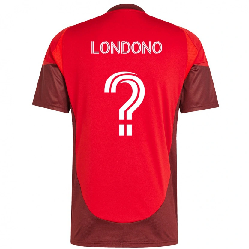 Danxen Dámské Tyler Londono #0 Červená Bílá Domů Hráčské Dresy 2025/26 Dres
