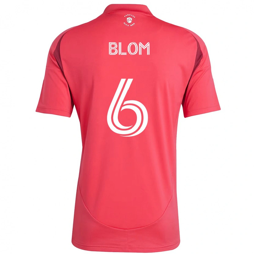 Danxen Dámské Njabulo Blom #6 Bílá Purpurová Domů Hráčské Dresy 2025/26 Dres