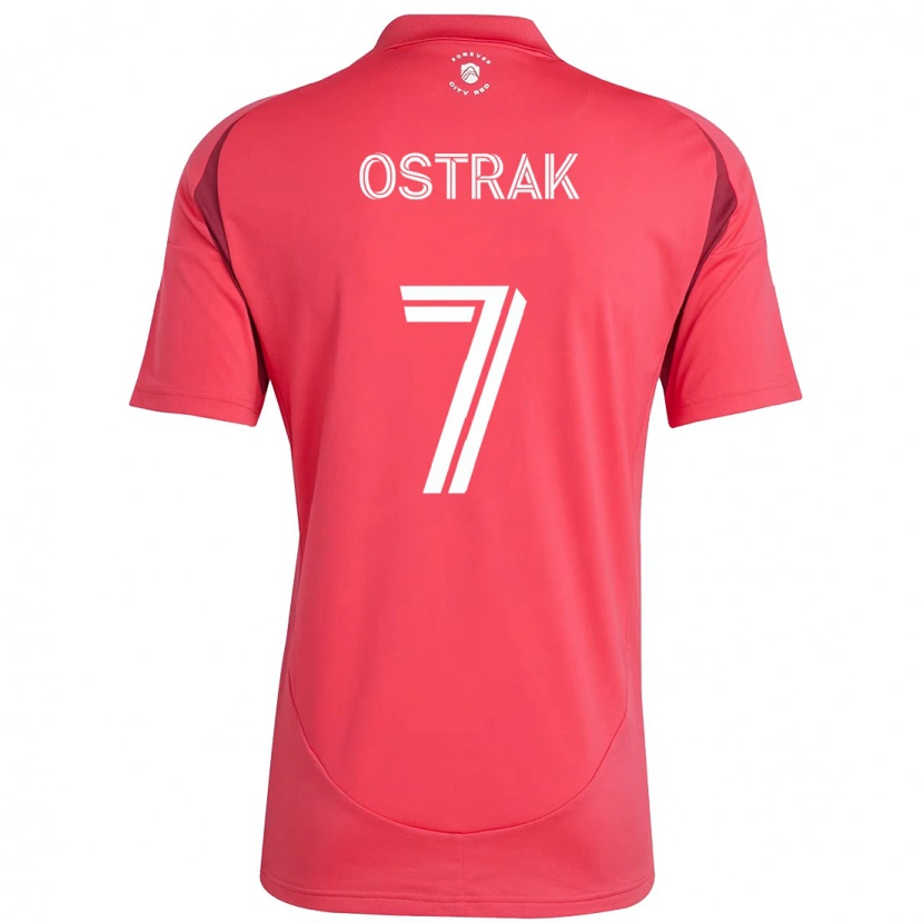 Danxen Dámské Tomas Ostrak #7 Bílá Purpurová Domů Hráčské Dresy 2025/26 Dres