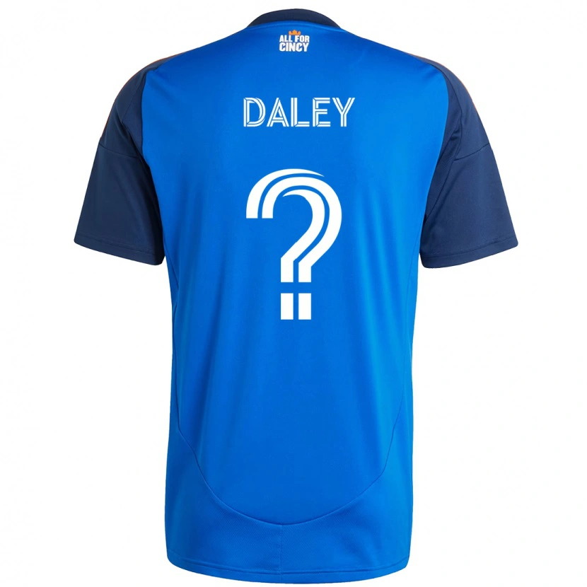 Danxen Dámské Amir Daley #0 Bílá Modrá Oranžová Domů Hráčské Dresy 2025/26 Dres